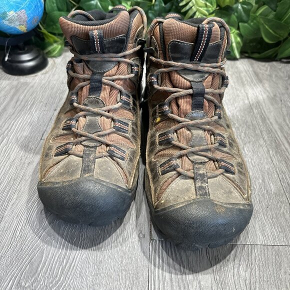 Keen Mens Targhee III Hiking Boot Size 9.5  Brown Leather Waterproof Mid Lace Up main image 6